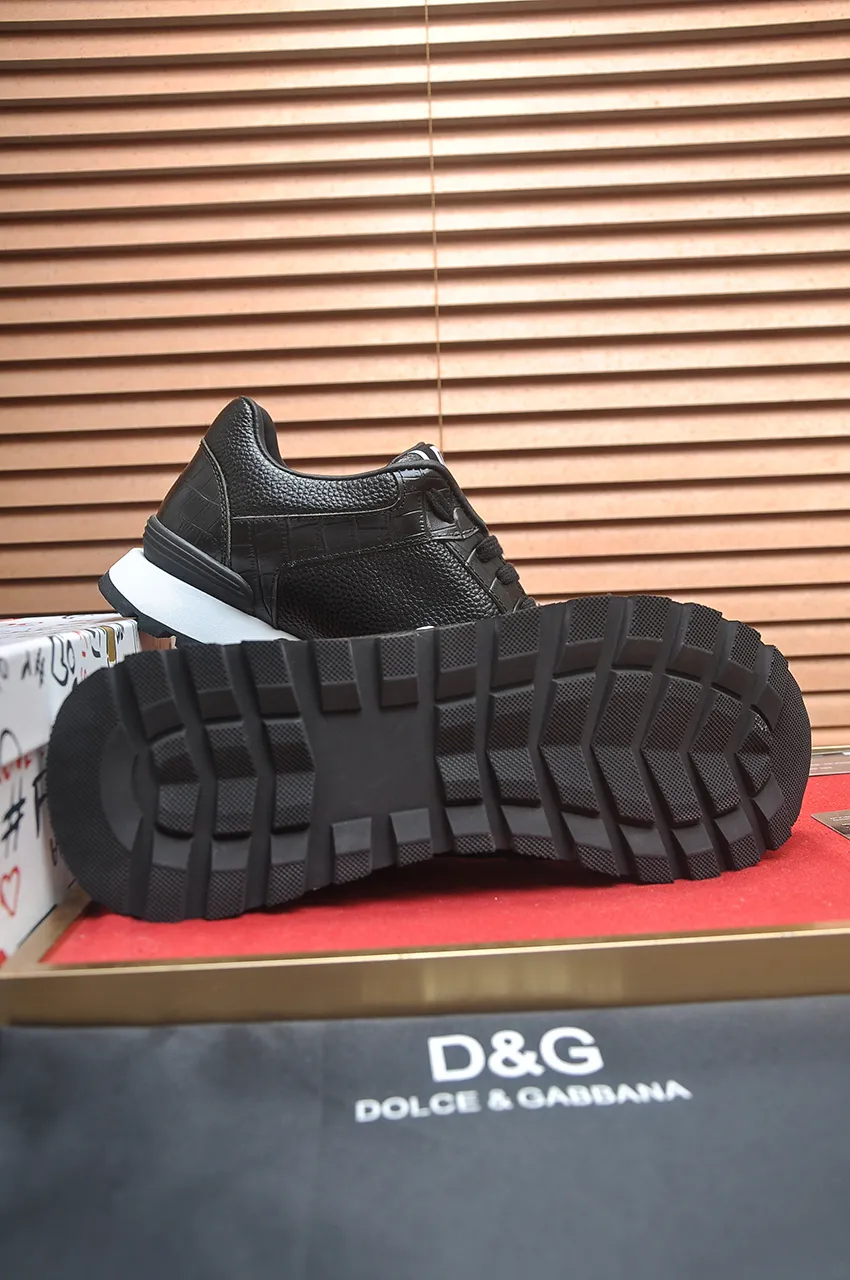 Men's shoes 💰440💶[D&G] High-end quality Product trademark: DG "Dolce & Gabbana*" low-top sneakers Product material: imported ^_^ cowhide upper, cotton silk lining, original outsole Regular size: 38-45 (customized in 45)